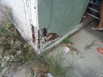 Verificação das patologias manifestadas na casa do Autor, representadas por trincas, rachaduras e afundamentos de pisos. Cód:3360L