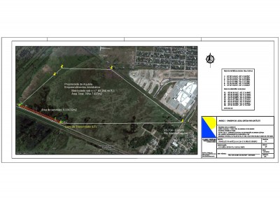 Avaliao de uma Gleba Urbanizvel, gravada por servido administrativa de passagem de Linha de Transmisso de Energia Eltrica. Cd:2045L