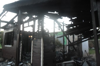 Perícia para apuração da origem de um incêndio, causando a destruição total de uma casa. Cód:3125P