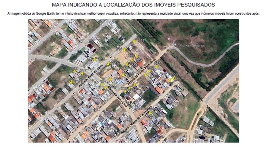 Perícia de Avaliação para apuração da real perda de valor do Loteamento Nova Ipanema, devido a desvalorização causada pelo odor emanado pela Estação de Tratamento de Esgoto (ETE), localizada no balneário do Cassino. Cód:2275P